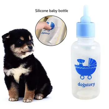

Food Grade Nipple Feeder Silicone Puppy Kitten Feeding Bottle Dog Cat Kitten Nursing Water Milk Feeder Pet Supplies