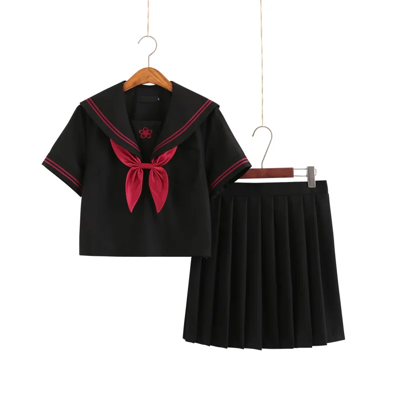 Japanese School Dress Uniform Cosplay Anime Form Sailor Suit Jk Uniforms Students Pleated Skirt Middle School Dresses For Grils