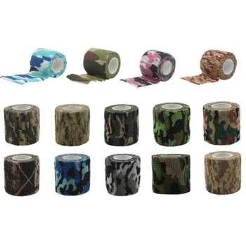 

Multi-functional Camo Tape Non-woven Self-adhesive Camouflage Hunting Paintball Airsoft Rifle Waterproof Non-Slip Stealth Tape