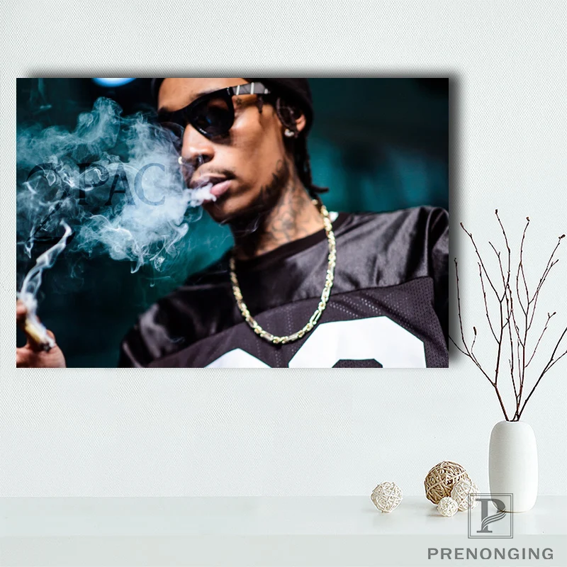 Холст постер из шелковой ткани плакат Тупак верхний декор 2pac номер #180327-03 | Дом и