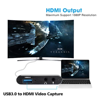 

2020 New HDMI Video Capture Card 4K Screen Recording Y&H USB3.0 1080P 60FPS HD Video Capture Device Brand New And High Quality