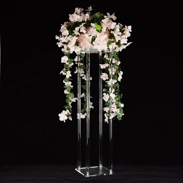 

10pcs)Hot sale elegant square shape acrylic wedding centerpiece for wedding event occasion yudao1367
