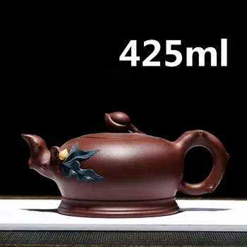 

Chinese Yixing Clay Teapot Gongfu Tea Set Chinese Ceramic Teapot 425ml New Arrived High Quality With Gift Box Safe Packagin