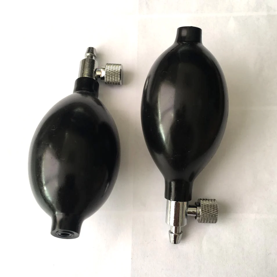 Blood pressure cuff bulb pump with metal valves NIBP cuff latex ballbp cuffblood pressure