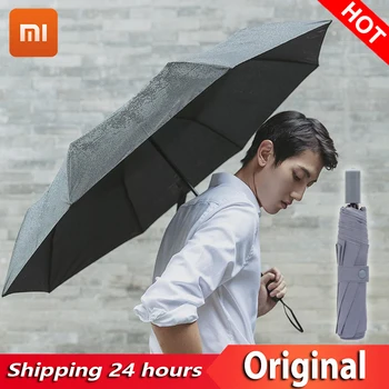 

Hot Selling Original Xiaomi 90FUN Folding Umbrella Aluminum Alloy Tube Practical Waterproof Non-automatic Rainy Sunny Umbrella