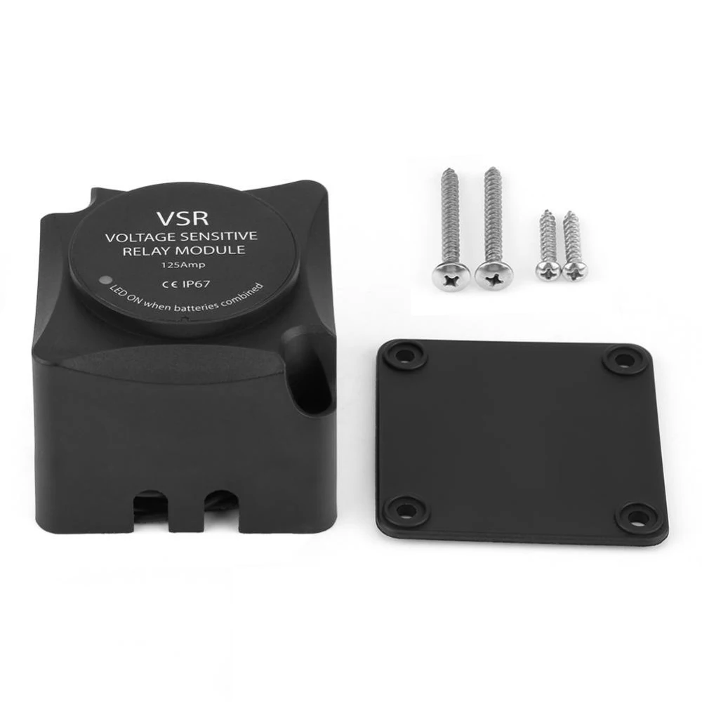 DC 12V 125A напряжение чувствительное реле VSR автоматическая зарядка Двойной аккумулятор изолятор