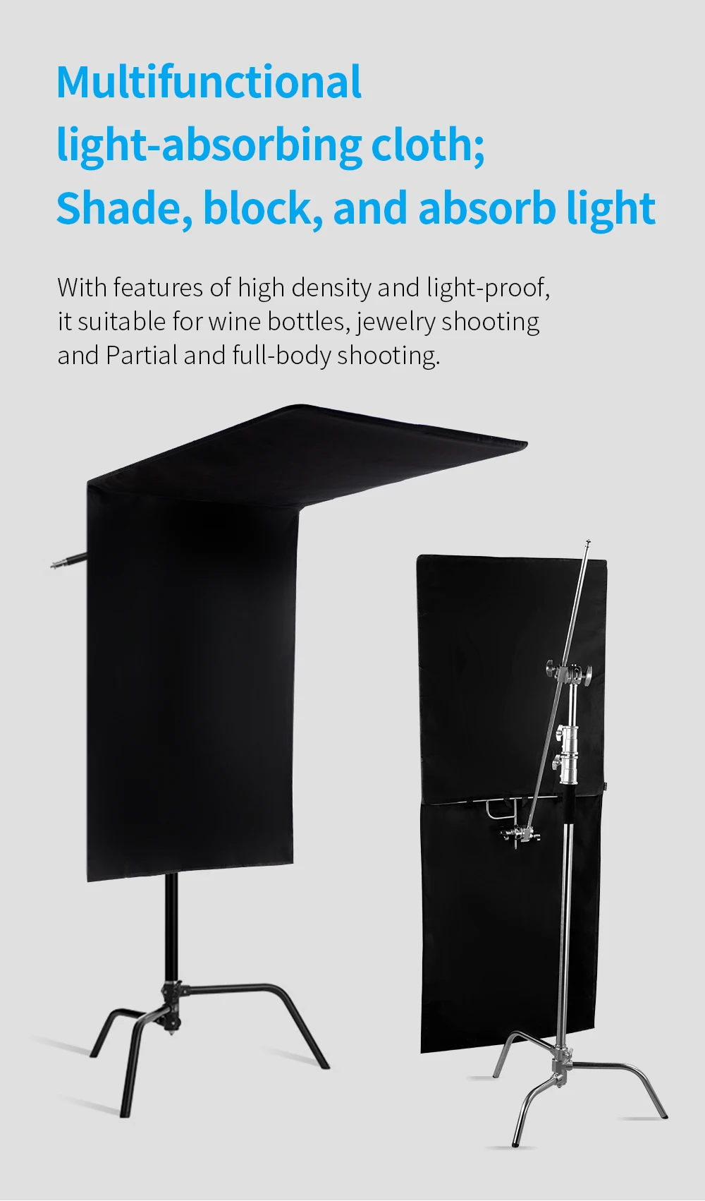 Removable Video Studio Stainless steel Flag Panel Reflector Diffuser Fotografia