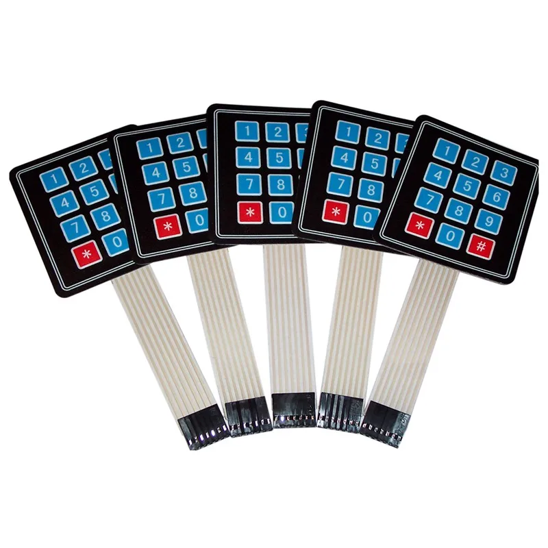 5 PCS 4x3 Matrix Array 12 Key Membrane Switch Keypad for Arduino/AVR/PIC USA SHIP | Обустройство дома