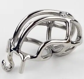 

2019 snap ring penis SM bondage cock cage for men snap ring design male 304# stainless steel 65mm chastity cages 4 sizes