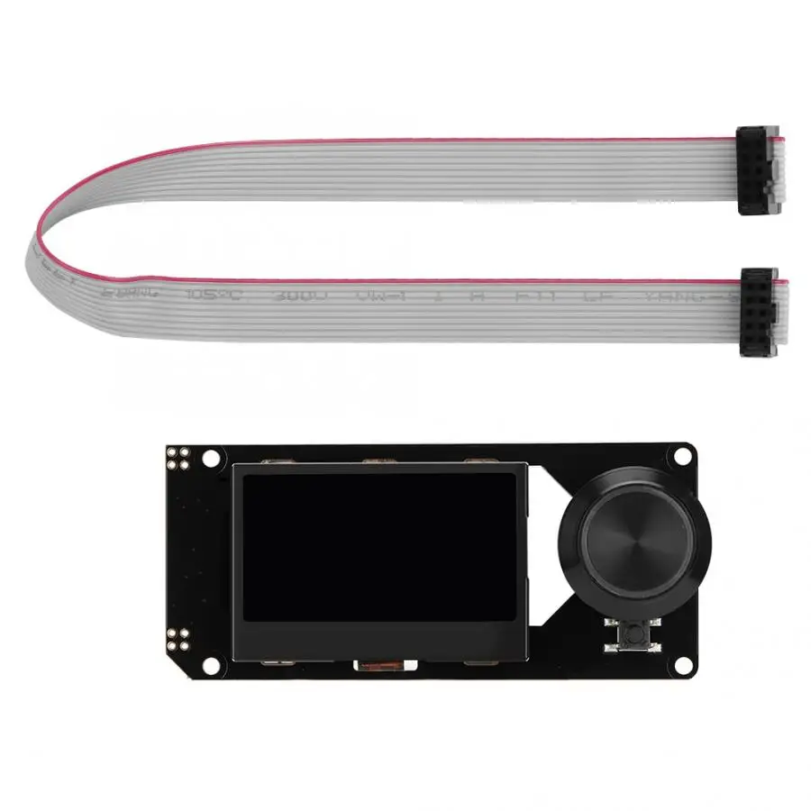 Аксессуары для 3D-принтера MKS Mini 12864 поддержка ЖК-дисплея для Marlin DIY с держателем для карт модуль ЖК-экрана - Цвет: white on  blue