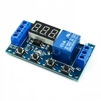 

1 Channel 5V Relay Module Time Delay Relay Module Trigger OFF / ON Switch Timing Cycle 999 minutes Relay Board Rele