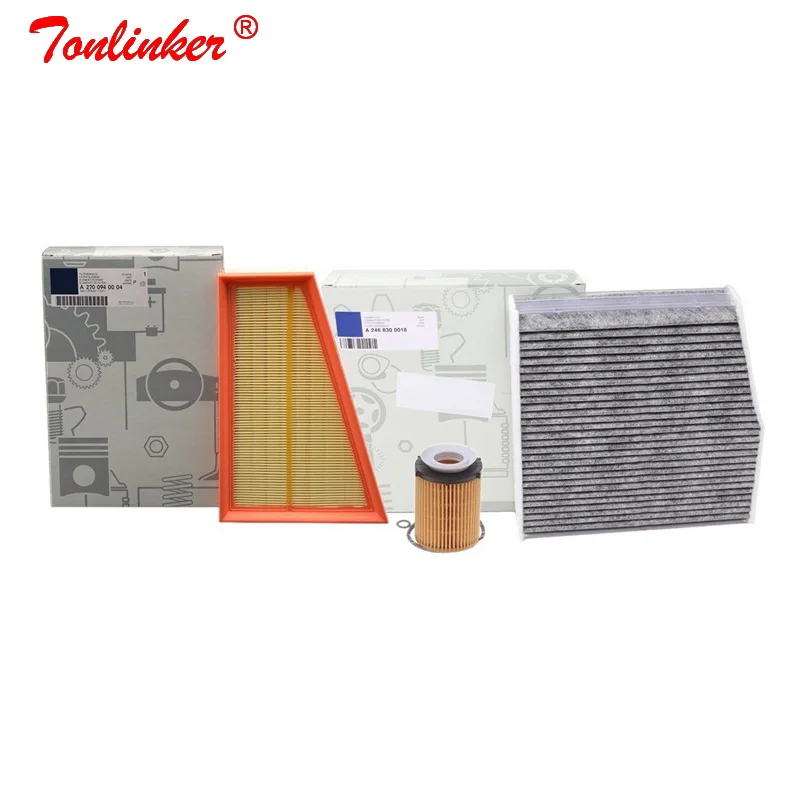 Filtro de ar Filtro de Óleo de Cabine Pces para Mercedes Grupo de Filtro Benz B-class 2011-2020 B160 B180 B200 B220 B250 Modelo 3 W246 W242 7 Filtro de ar filtro de óleo de