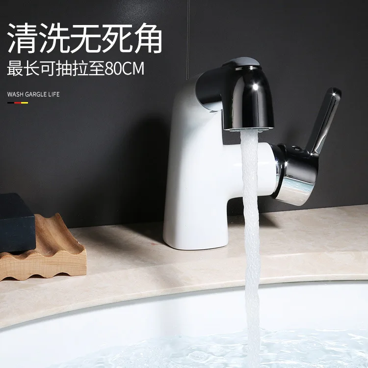 Приграничные Производители Копченый pull bibcock все горячей и холодной воды Черная медная втулка для слива туалетный кран - Цвет: see chart