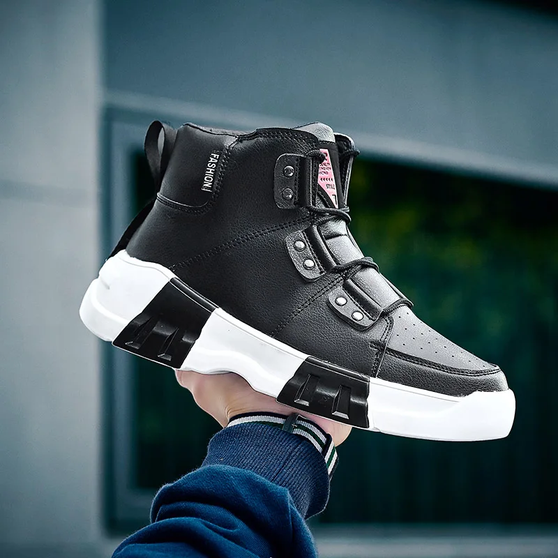 2019 лидер показать Модная Мужская обувь с высоким берцем удобная Для Мужчин's