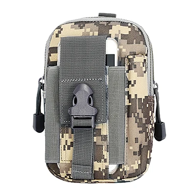 Многофункциональный EDC пакет для безопасности, набор аксессуаров для переноски, походная сумка для путешествий, поясная тактическая сумка, уличная сумка - Цвет: ACU Camouflage