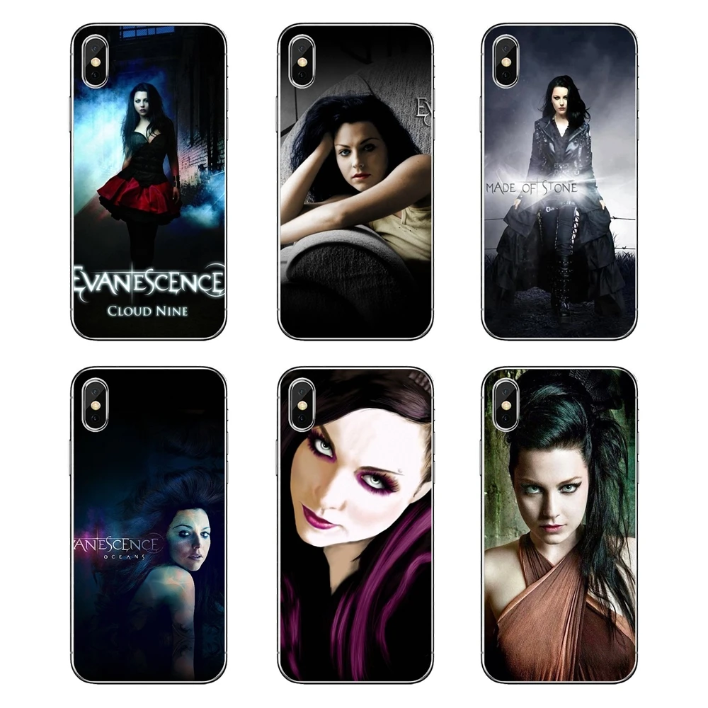 

Transparent Soft Shell Case For Motorola Moto X4 E4 E5 G5 G5S G6 Z Z3 G3 C Play Plus American Heavy Metal Music Evanescence Band