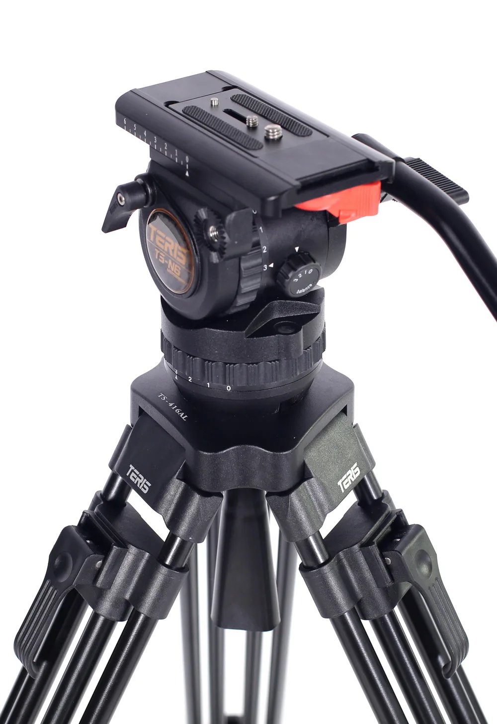 Терис TSN6AL Трикс Камера штатив Трипод с панорамной головкой для TSN6CF Q DSLR