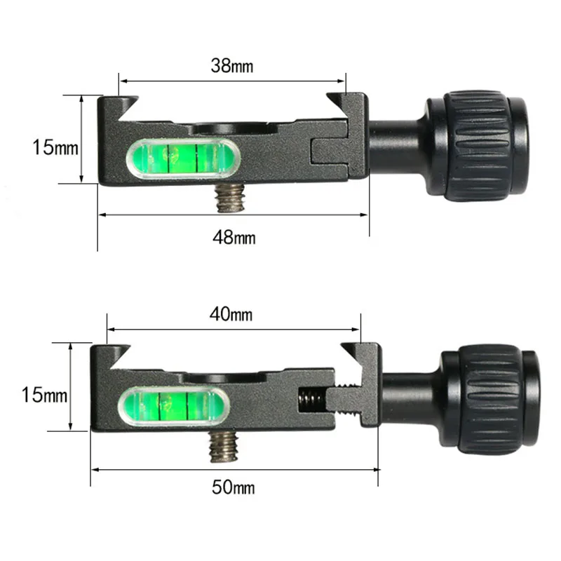 

Newly 1 Set Quick Release Plate Holder Clip Clamp Kit Aluminum Alloy Accessories for Tripod Camera 999