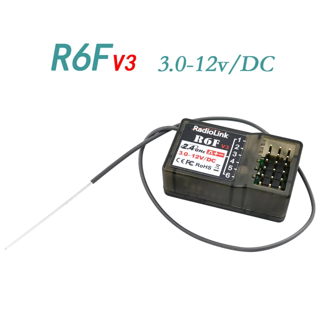 Radiolink 2.4GHz 4CH R6fg Receiver gyro inside for Radiolink RC4gS/R6FG Transmitter R7FG R6F R4FMG