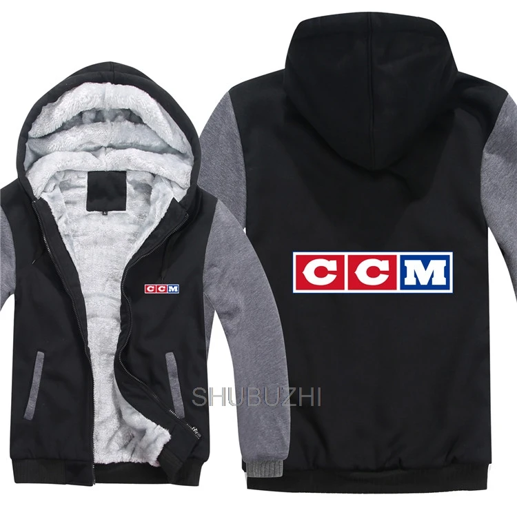 as picture CCM Логотип толстовки для мужчин модное пальто пуловер шерстяная куртка с подкладкой CCM толстовки с капюшоном ваш индивидуальный дизайн - Цвет: as picture