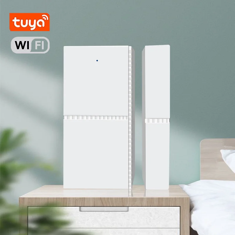 Tuya умный дом дверь окно контакт сенсор WiFi приложение уведомления оповещения батарея работает с Alexa Google Home