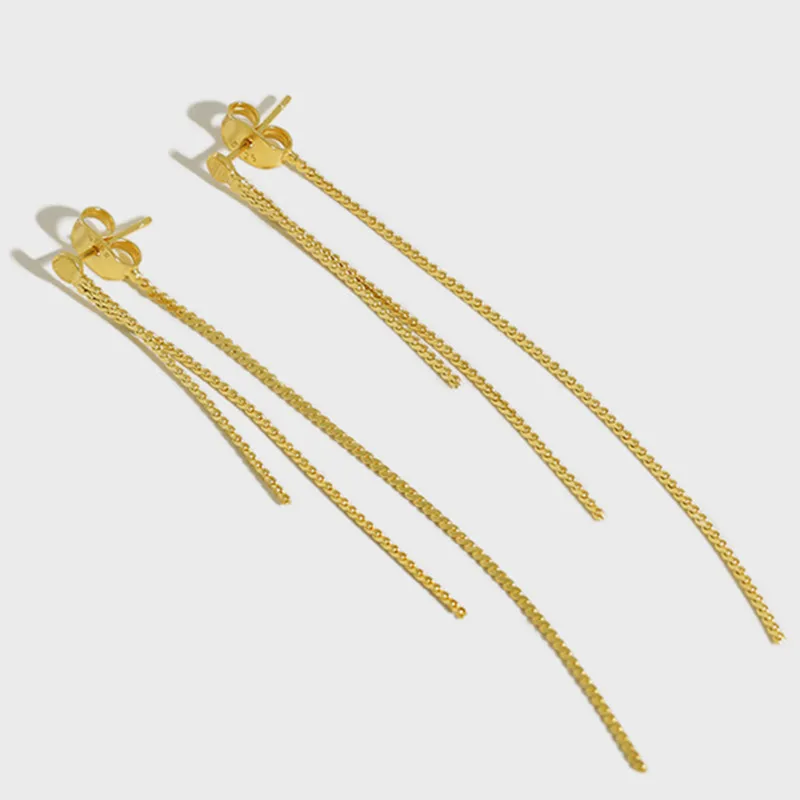 Женские серьги Flyleaf с плоским золотом новая тенденция 2018 года модные ювелирные