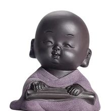 Креативная керамика маленький монах чайник с узорами дзен тонкое пианино шахматы и каллиграфия маленький монахский чай церемония Аксессуары чайная посуда