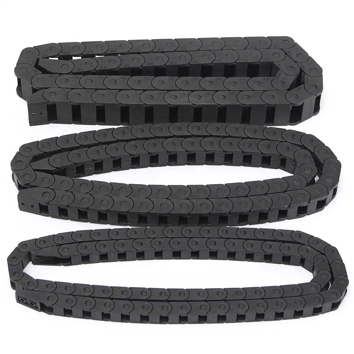 New Arrival 7x7 10x10 10x20mm Nylon Towline Drag Chain 1M Wire Carrier Machinary Accessories For CNC Router Machine Tools