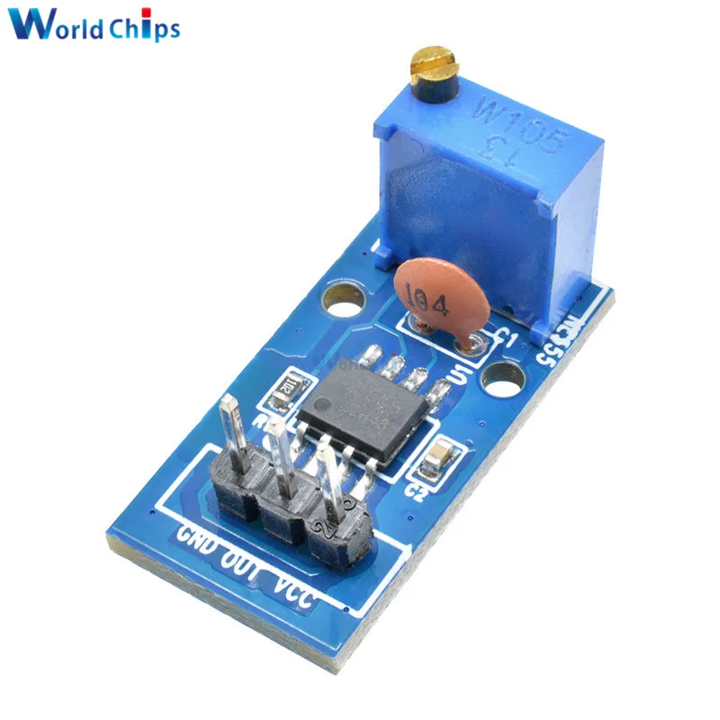 Ne555 Adjustable Resistnce Frequency Pulse Generator Module For Arduino