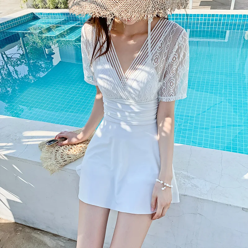 Swim Suit Women Swimwear Bikini One Piece Swimsuits Trikinis 2020 Mujer Sea Women's Closed Push Up Trendy Female Korean Bathing Swim Suit Women Swimwear Bikini One Piece Swimsuits Trikinis 2020 Mujer Sea Women's Closed Push Up Trendy Female Korean Bathing