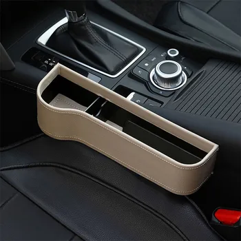 

Multifunction Car Organizer Seat Gap Storage Box Pu Pocket for Wallet Phone Coins Cigarette Keys Cards for Auto Interior Supplie