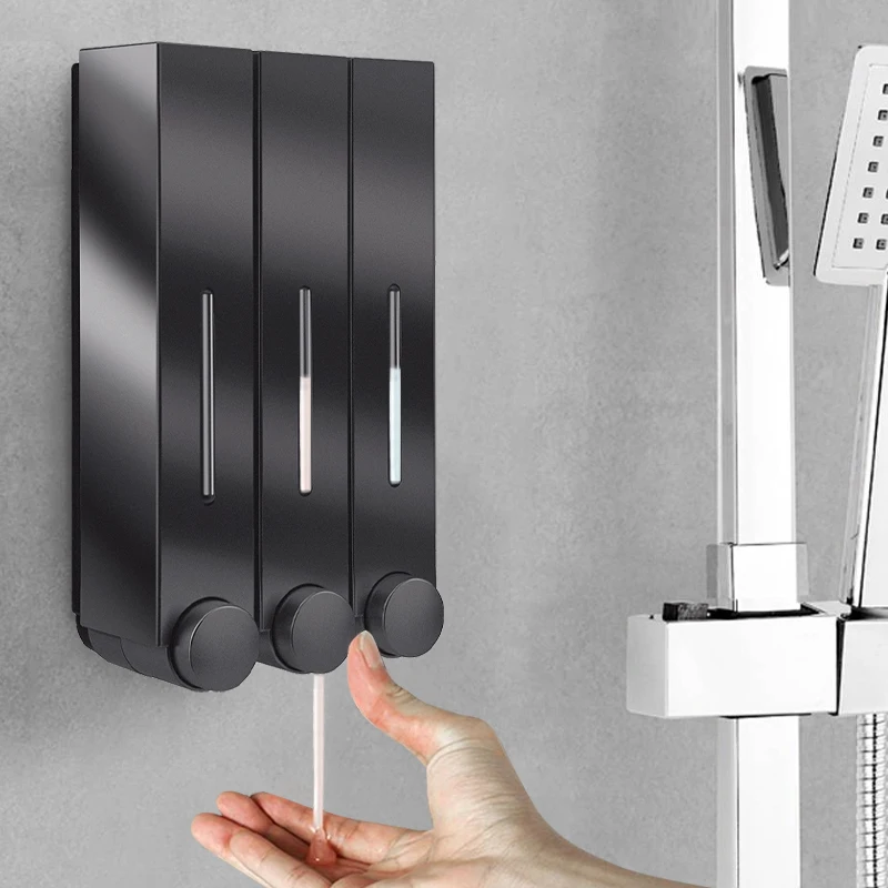 420ML Bathroom Soap Dispenser Manual Wall Mounted Hand Sanitizer Kitchen Press Type Shampoo Holder Amenities |