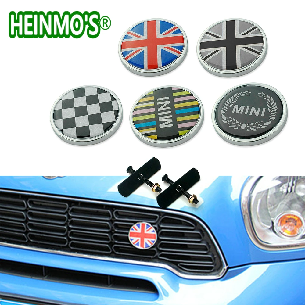 Автомобильные наклейки на гриль для MINI Cooper S аксессуары переднего гриля Mini One
