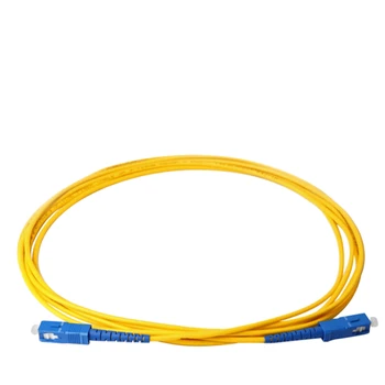 

50PCS SC UPC to SC UPC Single-mode optical fiber Optic patch cord 3.0mm PVC 1M to 5M SM FTTH Optic Cable 1m 2m 3m 5m