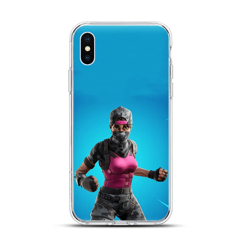 Горячая игра битва royale огонь FN Мягкий силиконовый чехол для телефона для iphone 11 11Pro XS Max X XR XS 7 8 6s Plus 5 se Монстры лама чехол - Цвет: 9