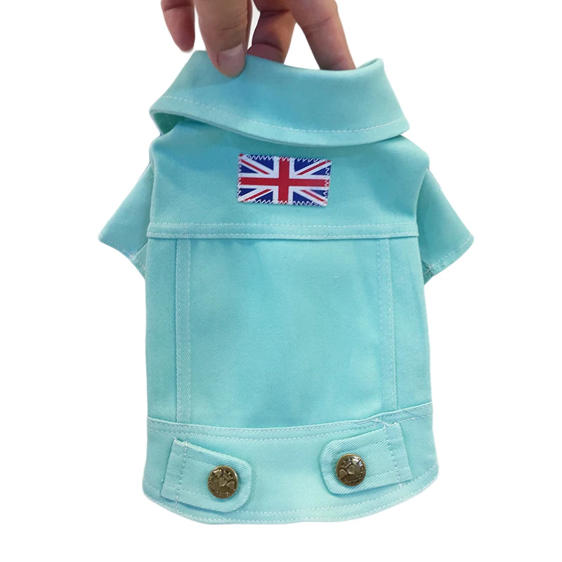 

Pet Clothing Coat Apparel Dog Spring Cat Sweater Denim Durable Convenient Sell well High quality