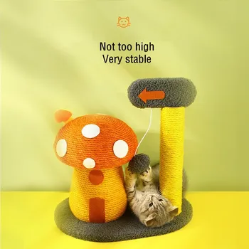 Pet Cat Tree with mushroom design 4