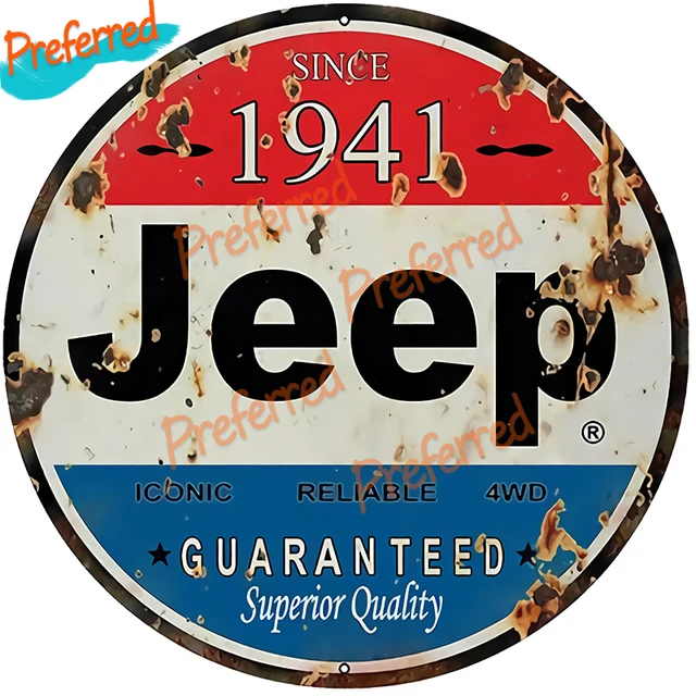 Aged Looking 1941 Jeep Decal Motocross Racing Laptop Helmet Trunk Wall Vinyl High Quality Car Sticker Die-Cut Waterproof PVC black