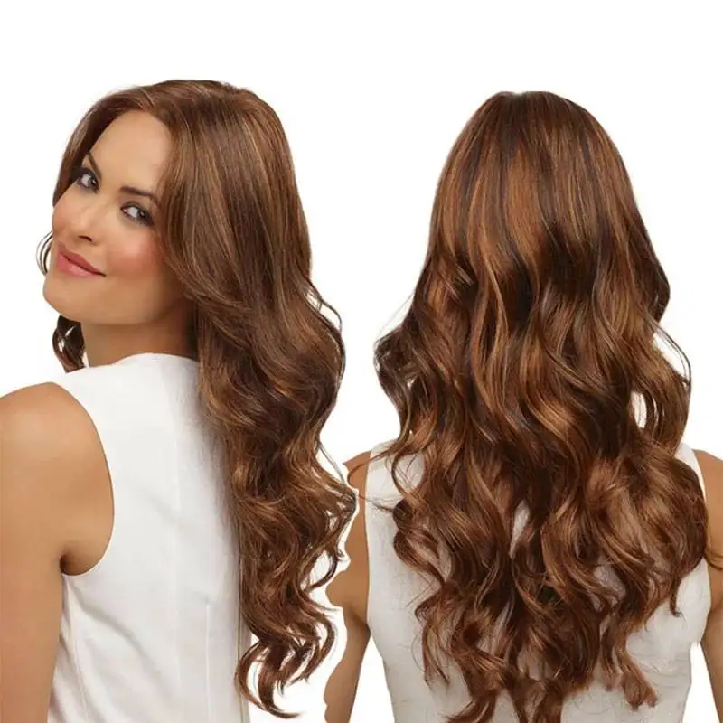 

African Black Wig Ladies Long Curls Cross-border European and American Wigs Long Hair Headwear Spot
