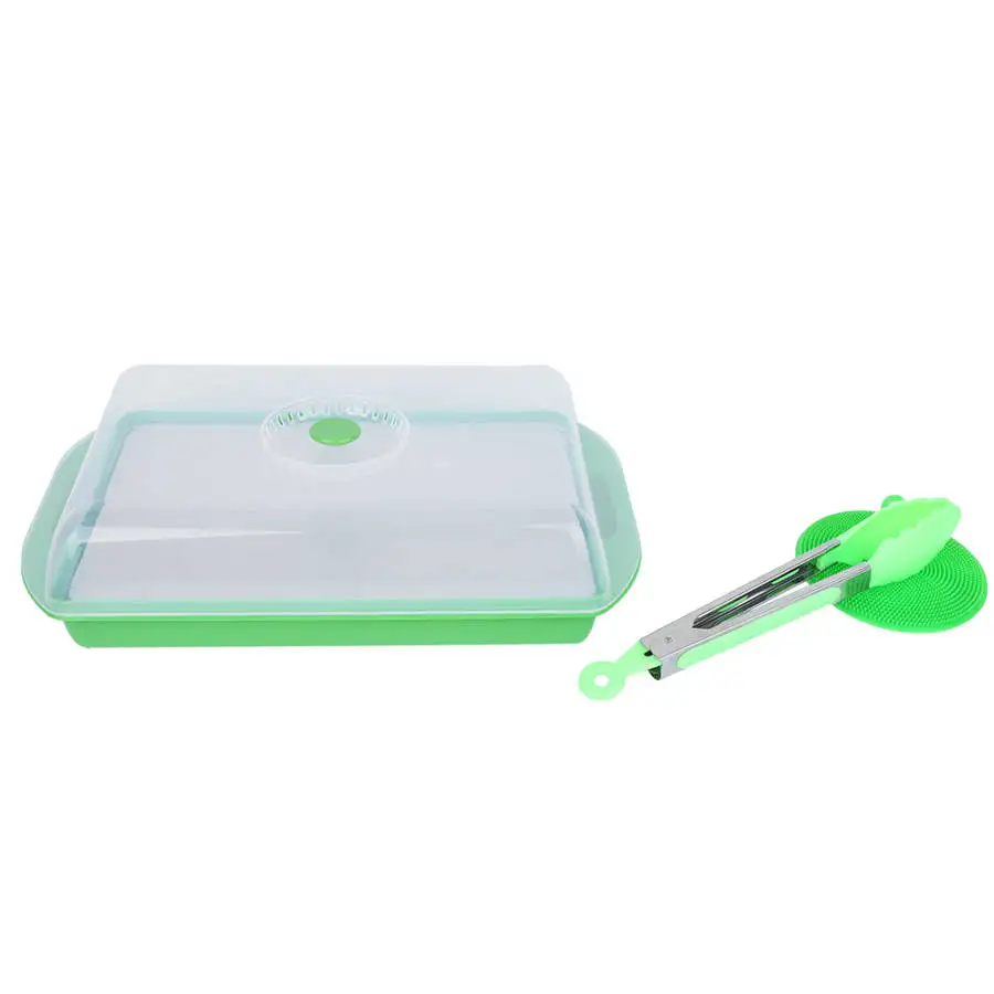 Многофункциональная доска для размораживания тарелка с крышкой капельного