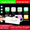 Carlinkit USB enlace inteligente Apple CarPlay Dongle para Android navegación jugador Mini USB Carplay Stick con Android Auto ► Foto 1/6