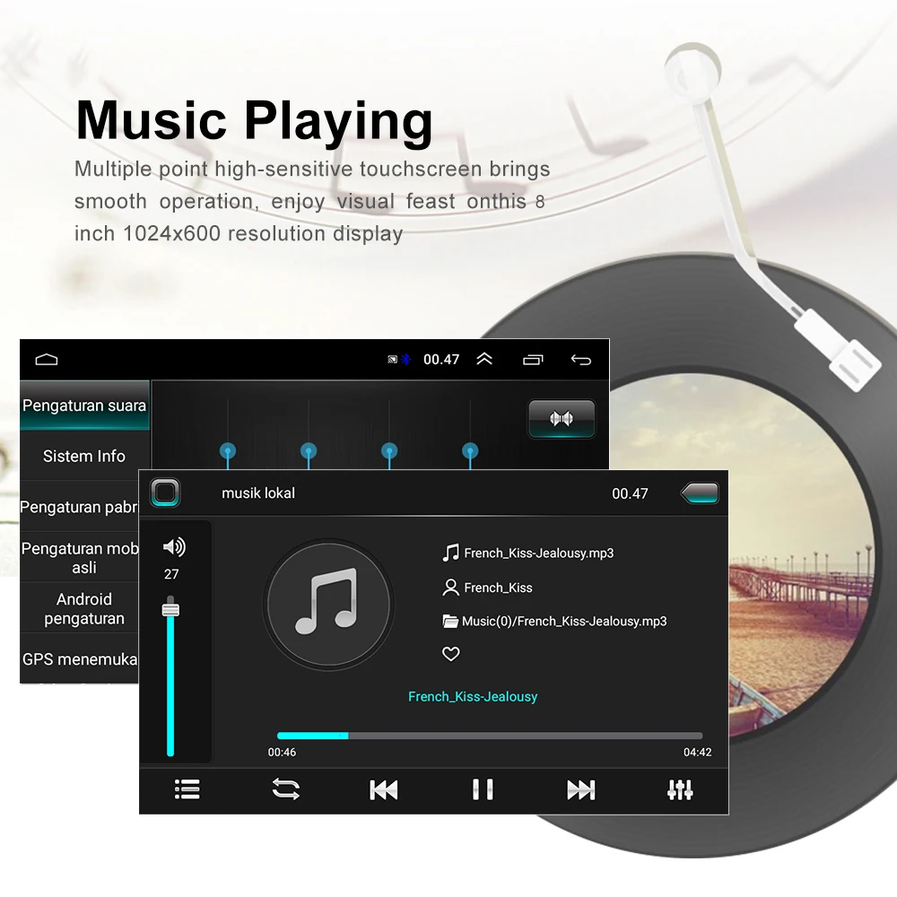 AMPrime Авторадио Стерео Android 2Din автомобильный мультимедийный плеер gps WIFi для BMW/E46/FM Mirrorlink радио с монитором задней камеры