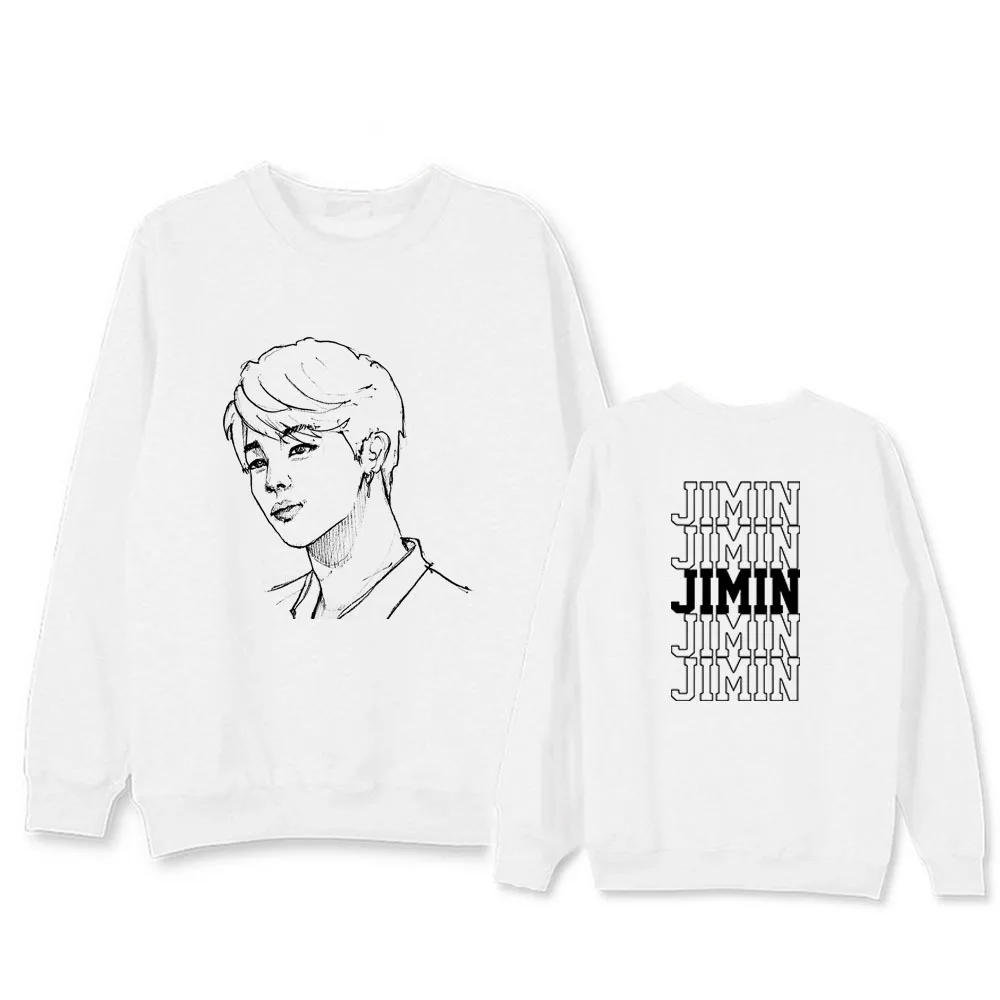 Bangtan Boys, K-POP розовые толстовки Одежда harajuku толстовка зимнее пальто Женская хлопковая Повседневная куртка с рисунком новая куртка мужская Корейская версия - Цвет: JIMIN thick