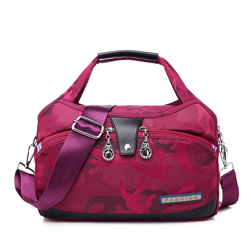 Нейлоновые Большие женские сумки-мессенджеры женские сумки водонепроницаемые женские Сумки На Плечо Дизайнерские высококачественные сумки через плечо для женщин - Цвет: Rose