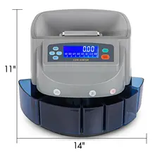 Коммерческий автоматический электронный цифровой сортировщик монет США счетчик изменения быстрая сортировка