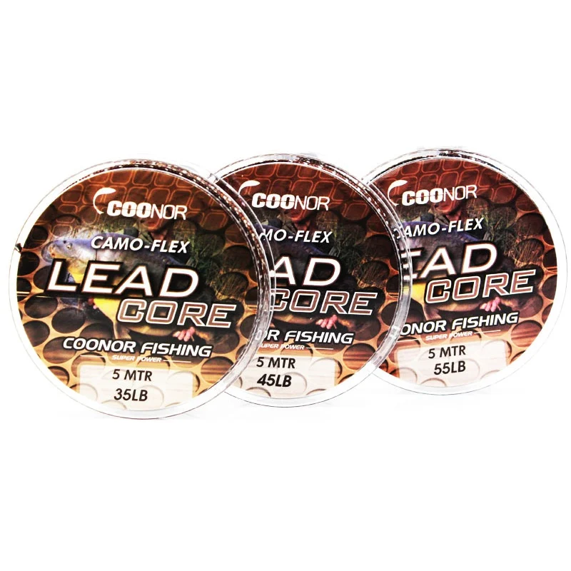 5m Leadcore Carp Braided Line 35lb 45lb 55lb Fishing Line Hair Rigs