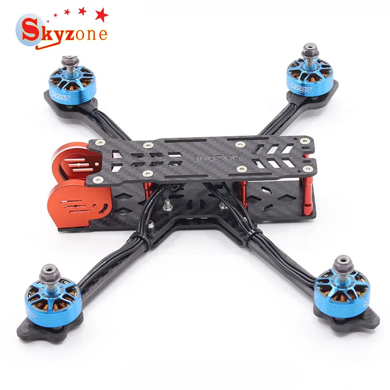 SKYZONE S215 FPV комплект гоночной рамы 5 дюймов 215 мм Колесная база 5 мм Arm 3K карбоновая рама комплект запасных частей аксессуары