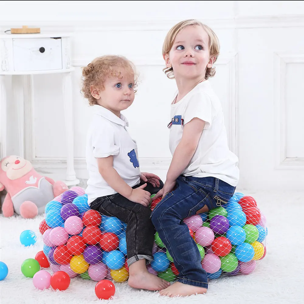 300Pcs/Lot Plastic Balls Dry Pool Wave Game Kids Outdoor Fun Swim Pit Toy Eco-Friendly Colorful Brilliant Soft Ocean Sphere