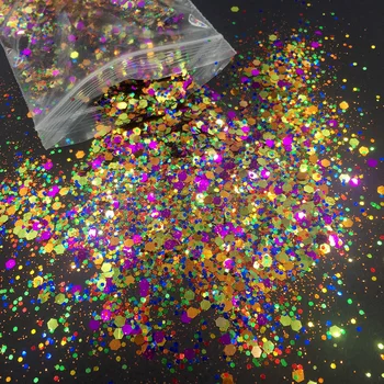 

10g Chameleon Color Glitter Loose Sequins For DIY Crafts Nails Art Decoration Body Art Tumblers DIY Crafts Festival Accessories