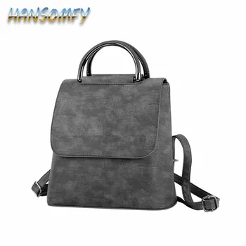 

2019 new PU leather women rucksack Multipurpose satchel female shopping shoulder bags ladies casual travel backpacks YZ-37